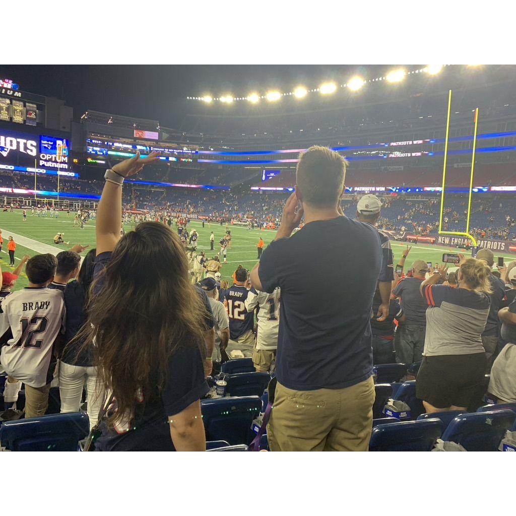 Patriots pre-season game!