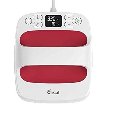 Cricut Easy Press 2 - Heat Press Machine For T Shirts and HTV Vinyl Projects, Raspberry, 6" x 7"