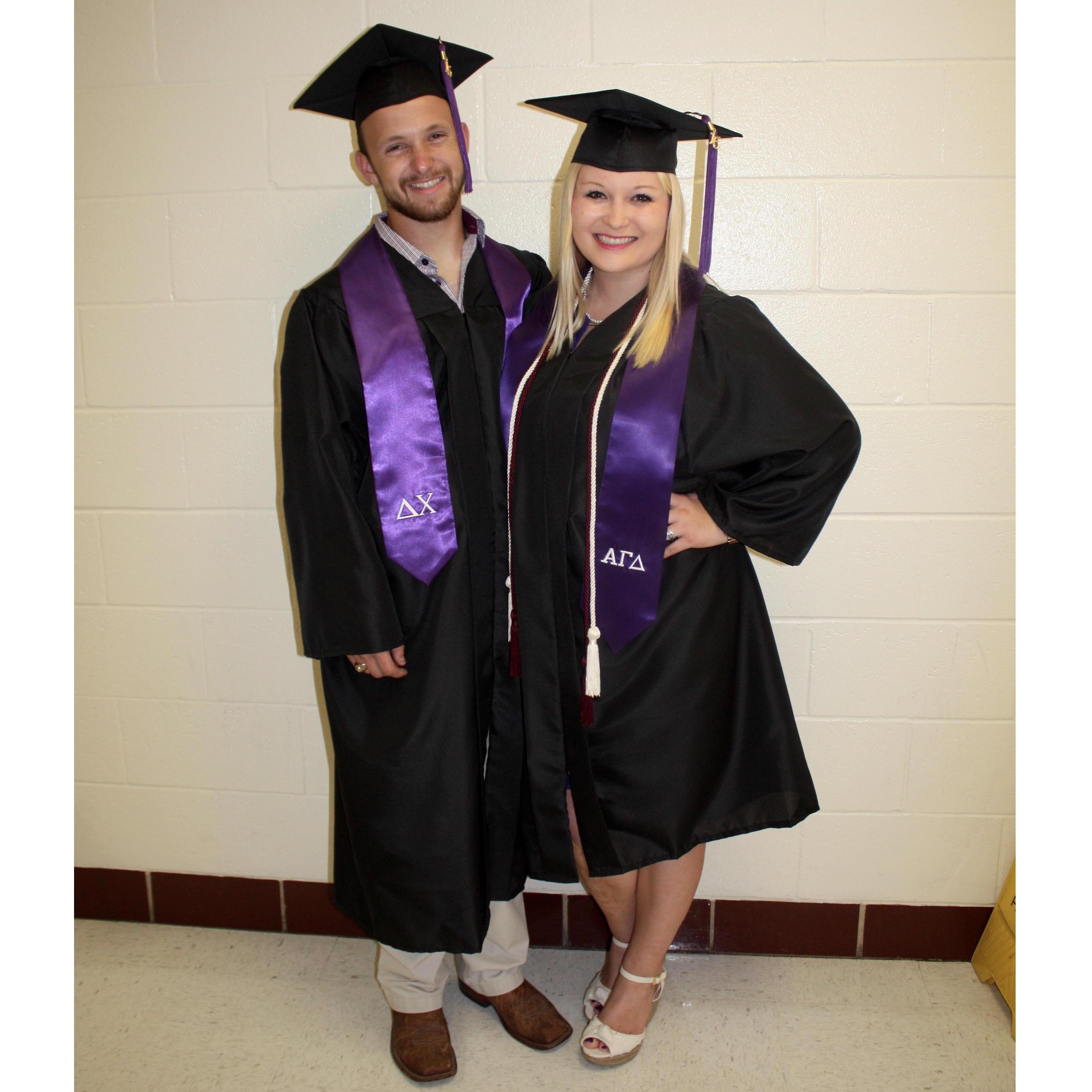 Graduation from Tarleton State University! August 2015.