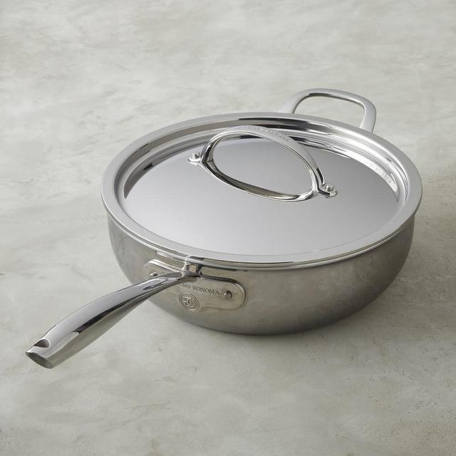 Williams Sonoma Thermo-Clad™ Stainless-Steel Essential Pan, 5-Qt.