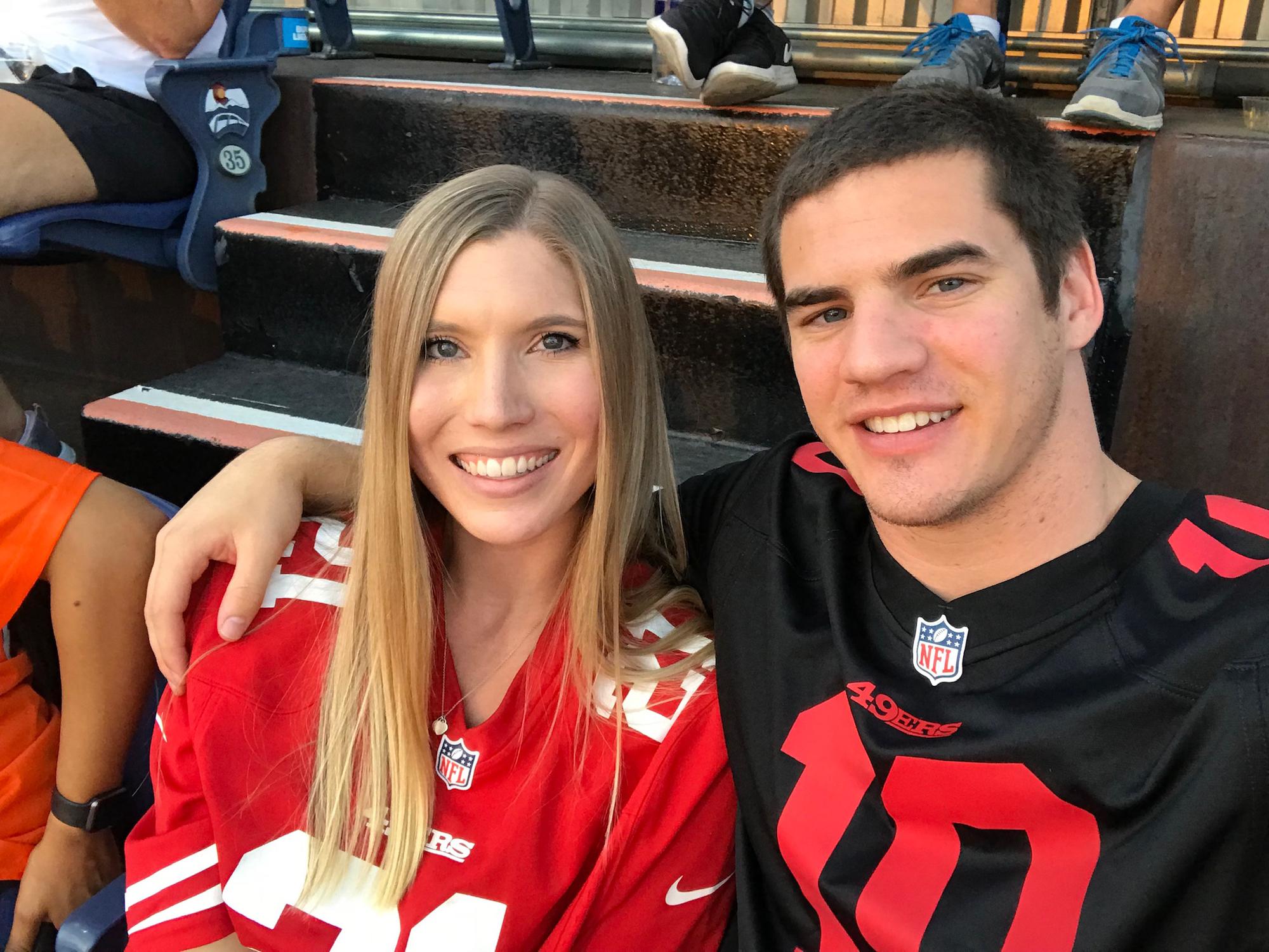 Our first 49ers game!