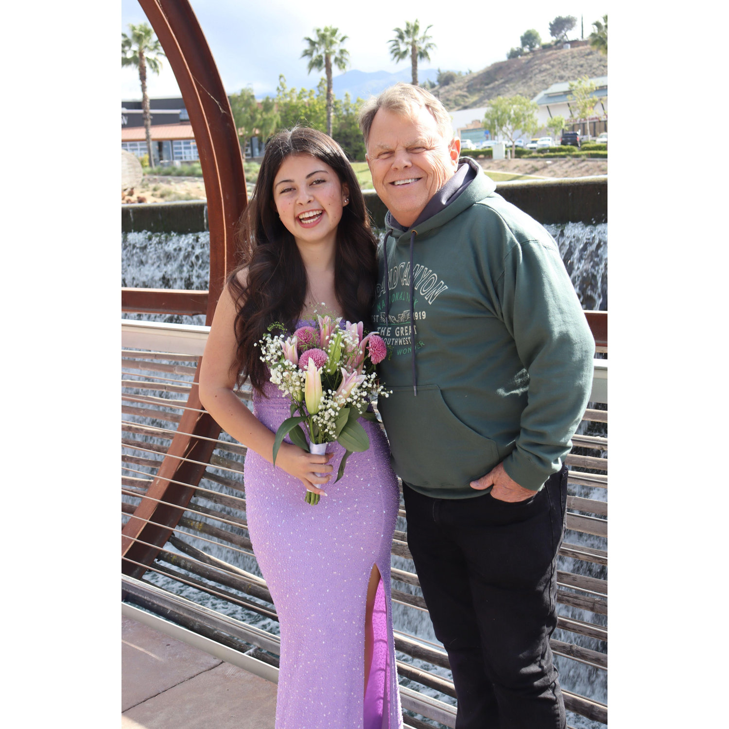 Jim and Bailey Prom night April 2025