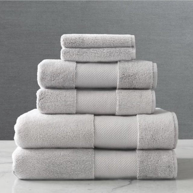Frontgate Resort Collection™ Bath Towels, Set of Six (Fog)