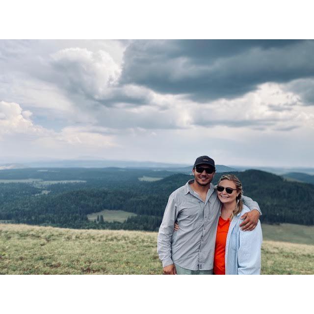 Dusty gets to see Pinetop, Arizona, where we have a cabin!