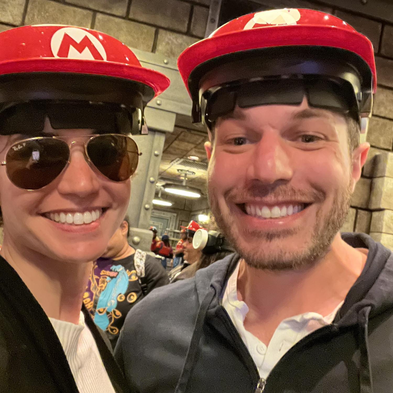 This was right before we dunked on some elementary school children on the Mario Kart ride in Universal Studios. We are slightly competitive.