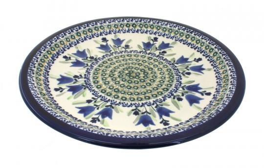 Blue Tulip Dinner Plate