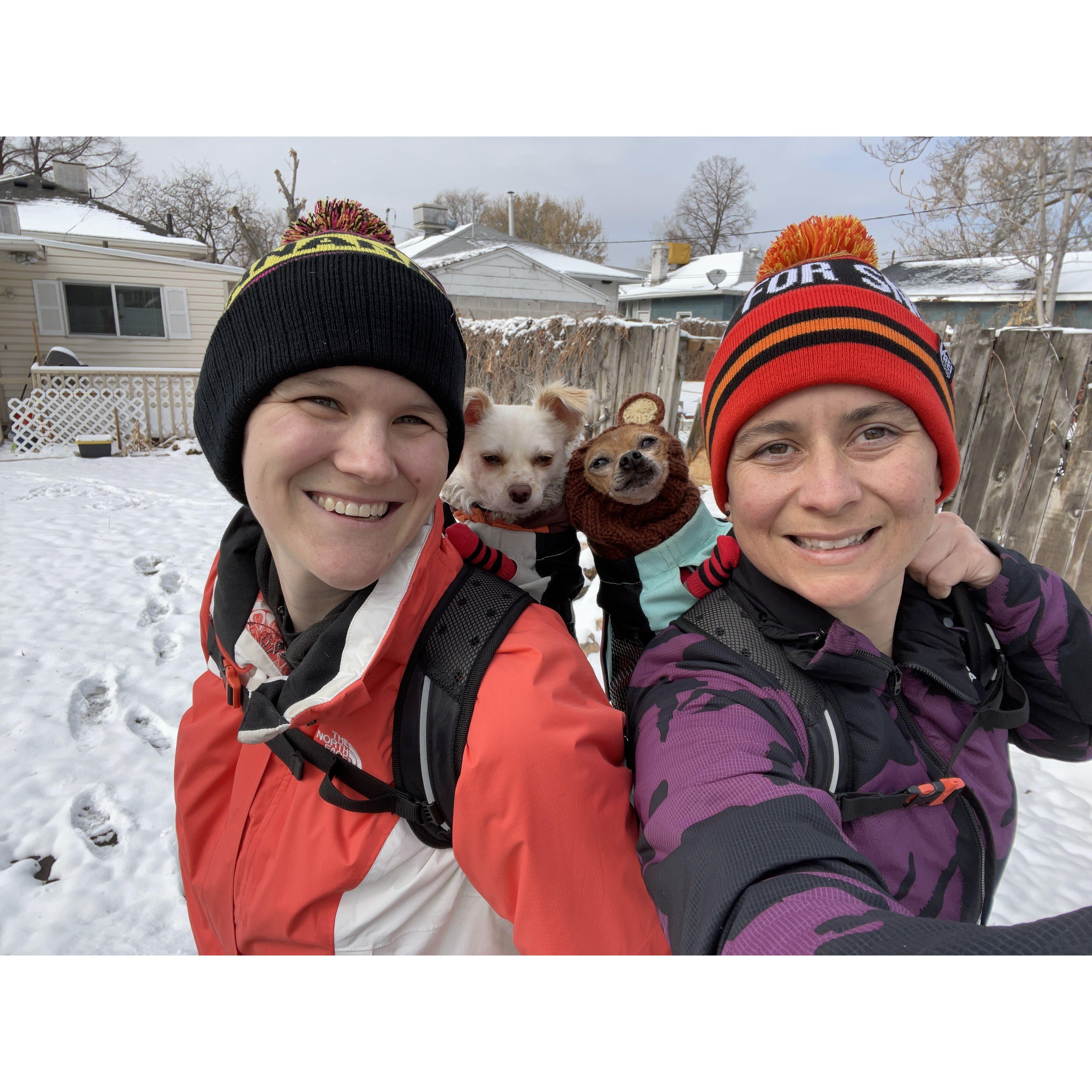 February 2021, Snowy days in Salt Lake City