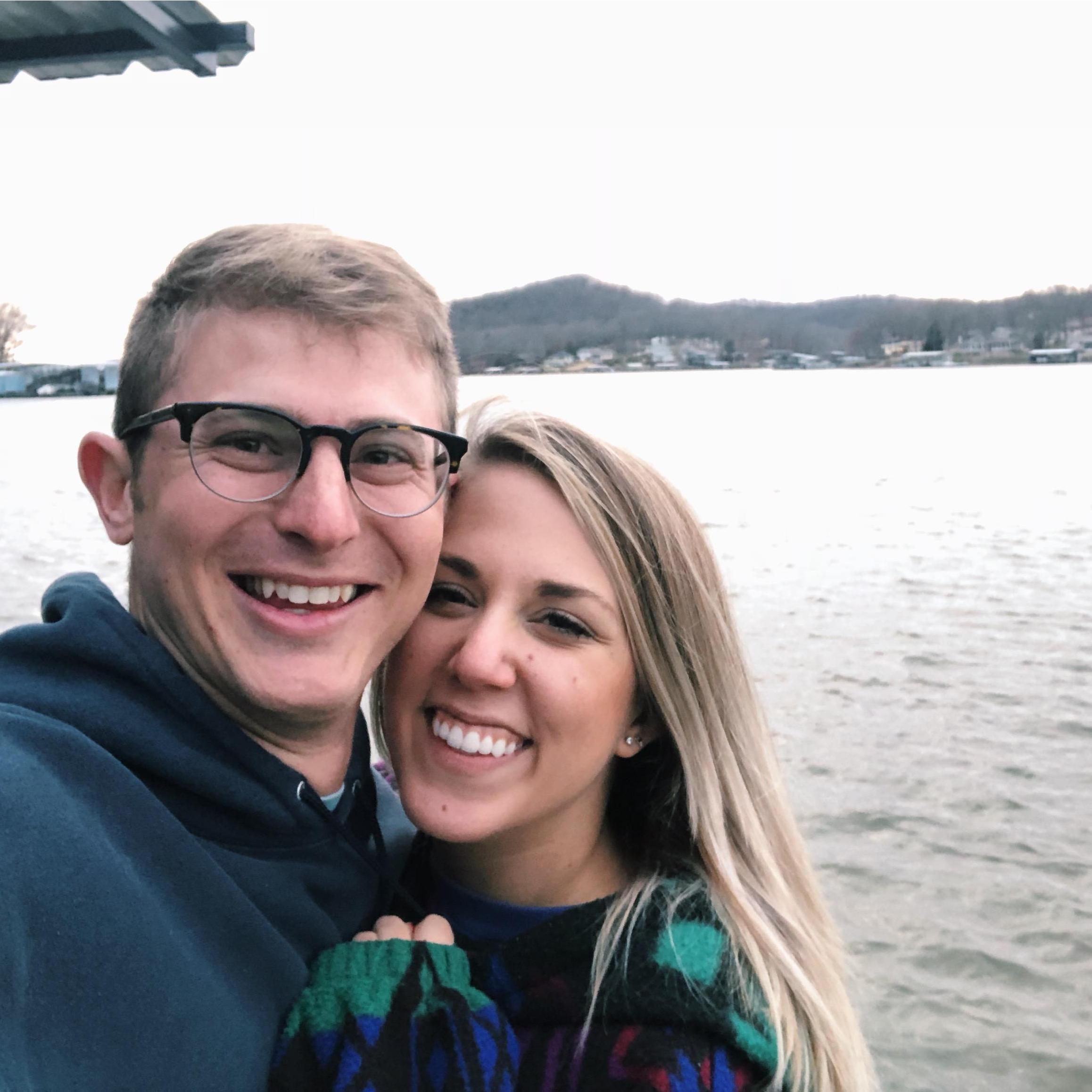 One of the first recorded pictures we have together at the Lake, a place near and dear to many that meet the Mueller family.