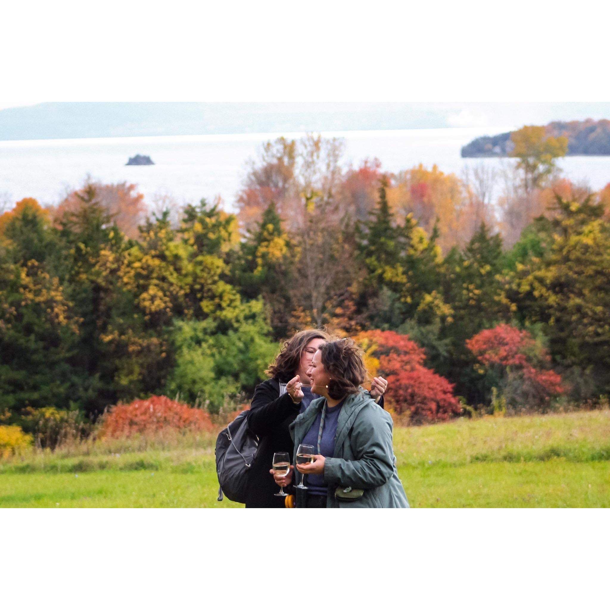 some surprise engagement photos in Vermont