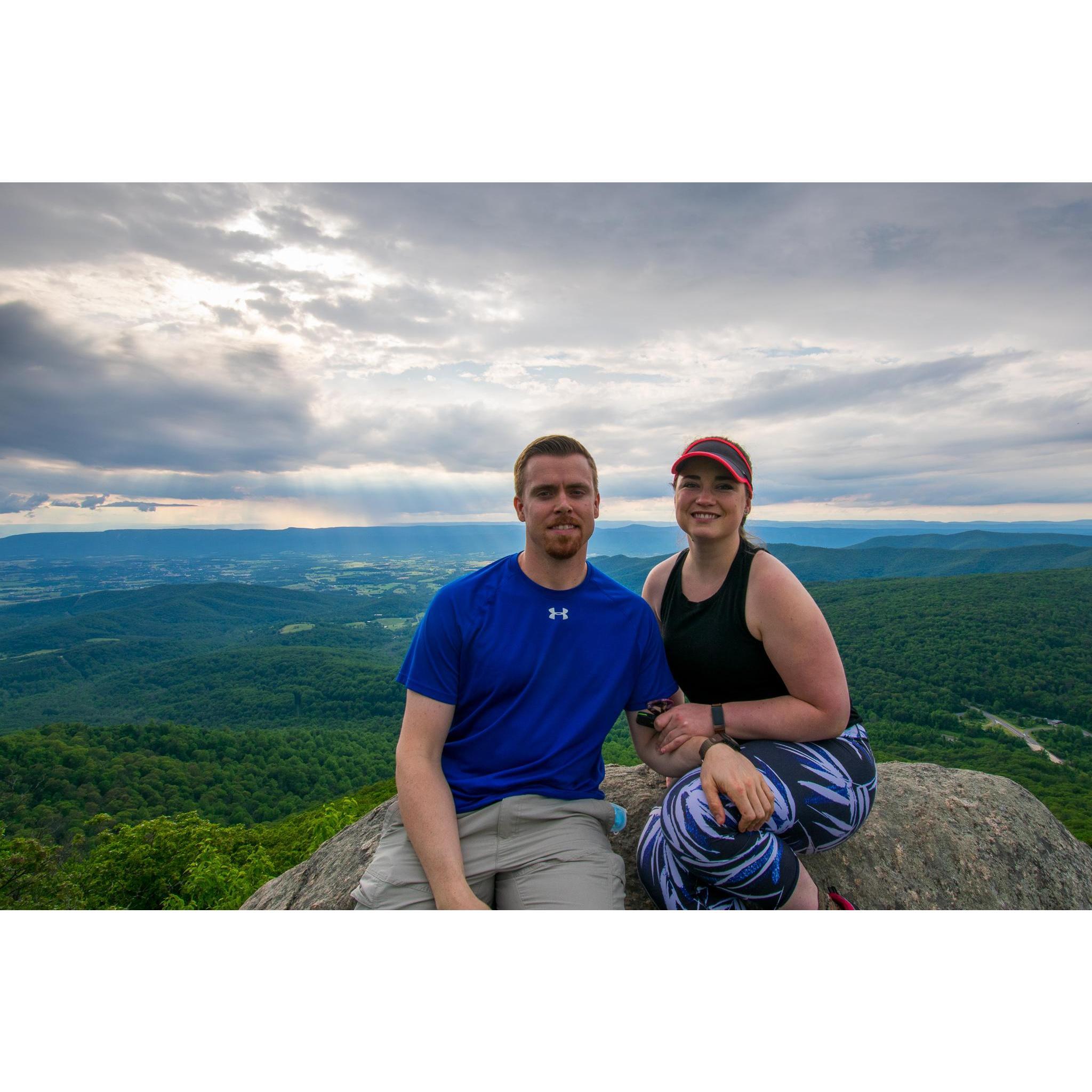 Mary's Rock hike near Harrisonville, VA - amazing (and populated) panoramic views!