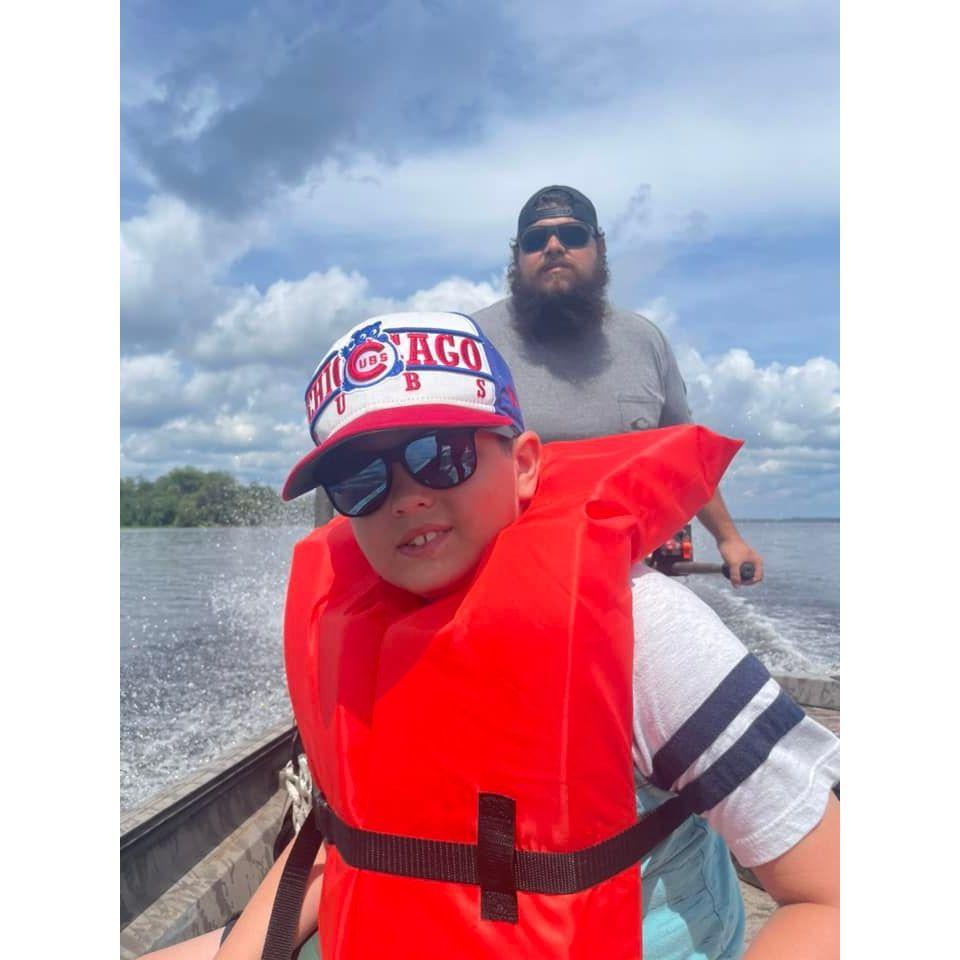 We took Kellan, my nephew, on the boat for the first time last summer. SO fun!