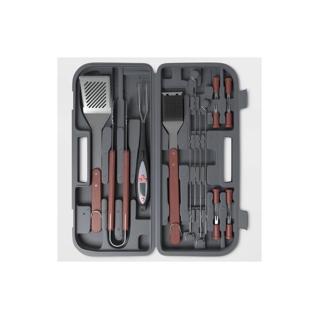 17pc Stainless Steel BBQ Tool Set - Room Essentials™