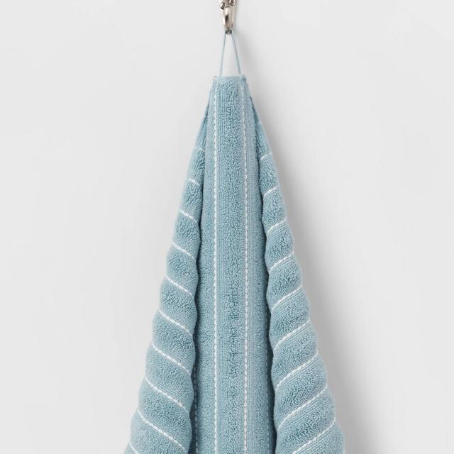 Performance Plus Hand Towel Aqua Striped - Threshold™
