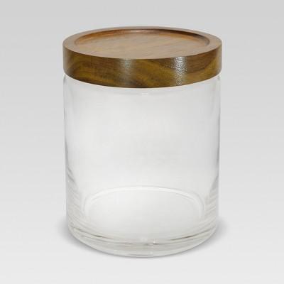Canister Acacia/Glass Large - Threshold™