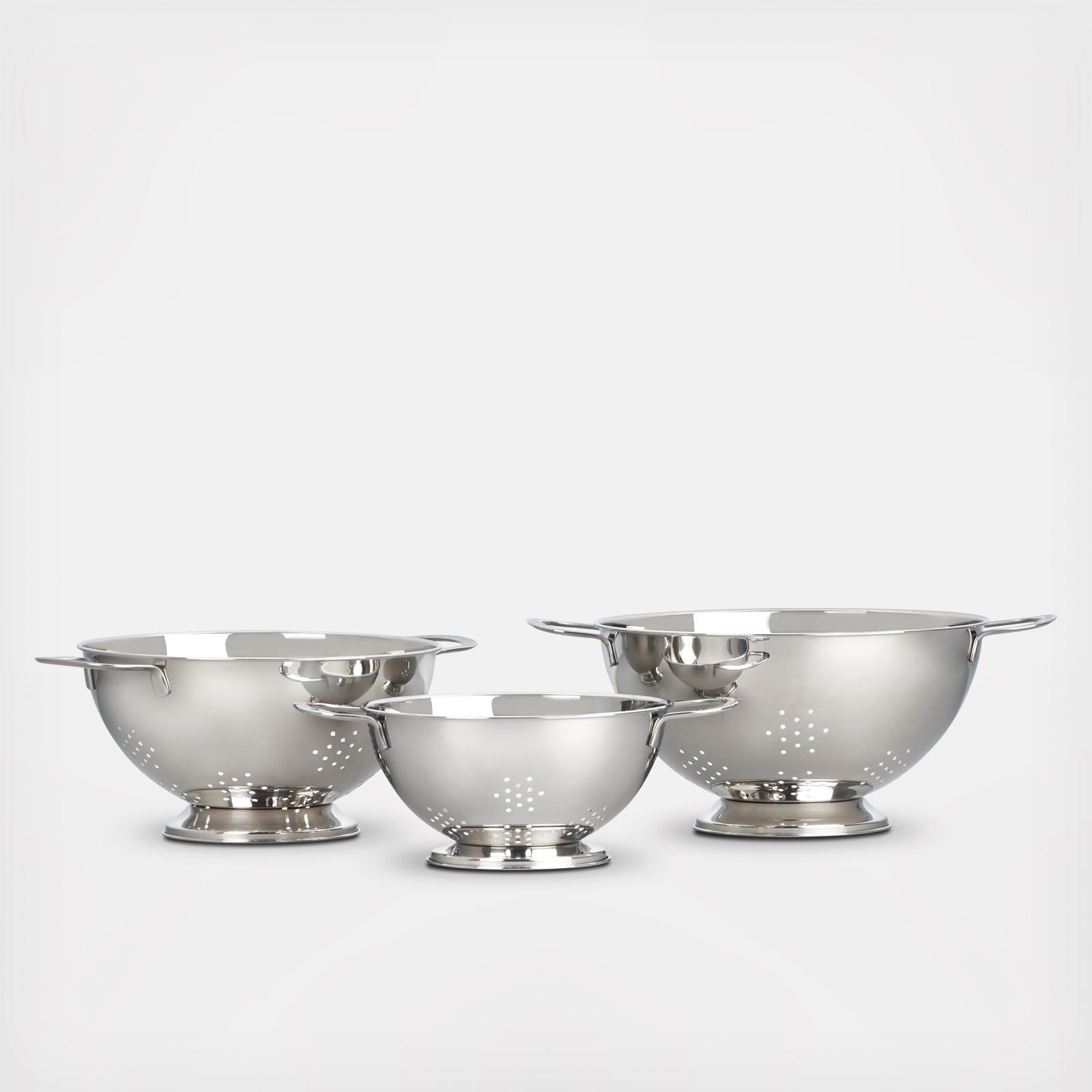 Le Creuset, Accessories 3-Piece Stackable Colander Set | Zola