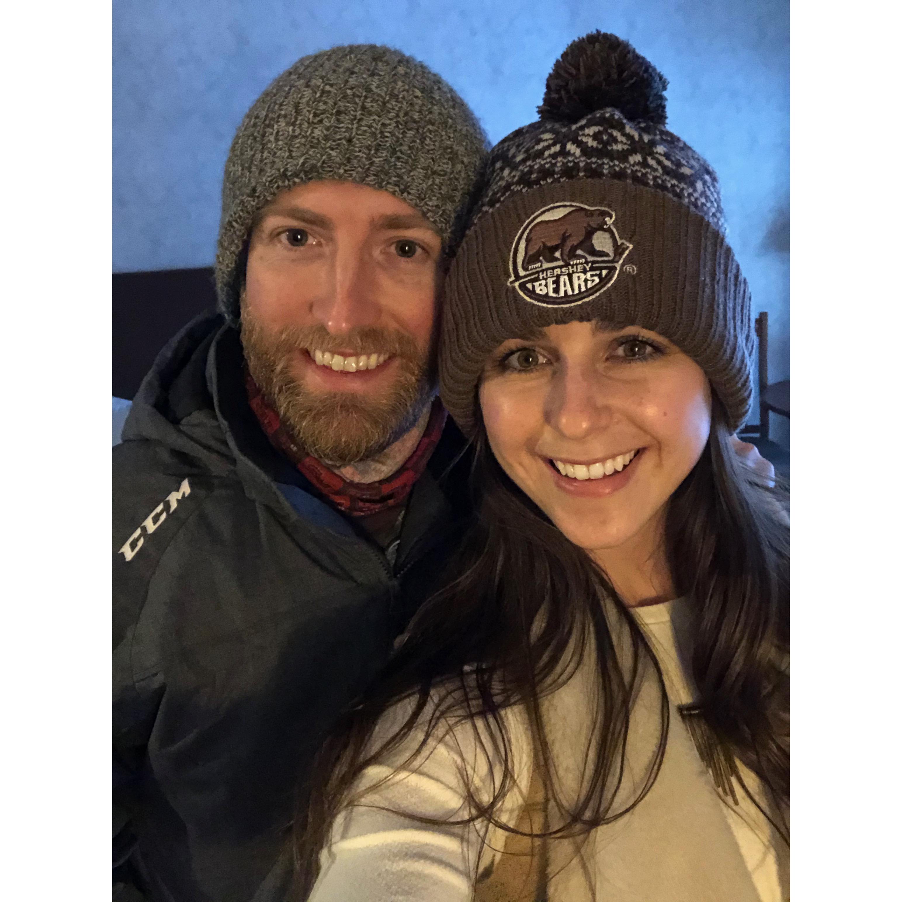 Caitlin's birthday weekend in Lake Placid, February 2021.
