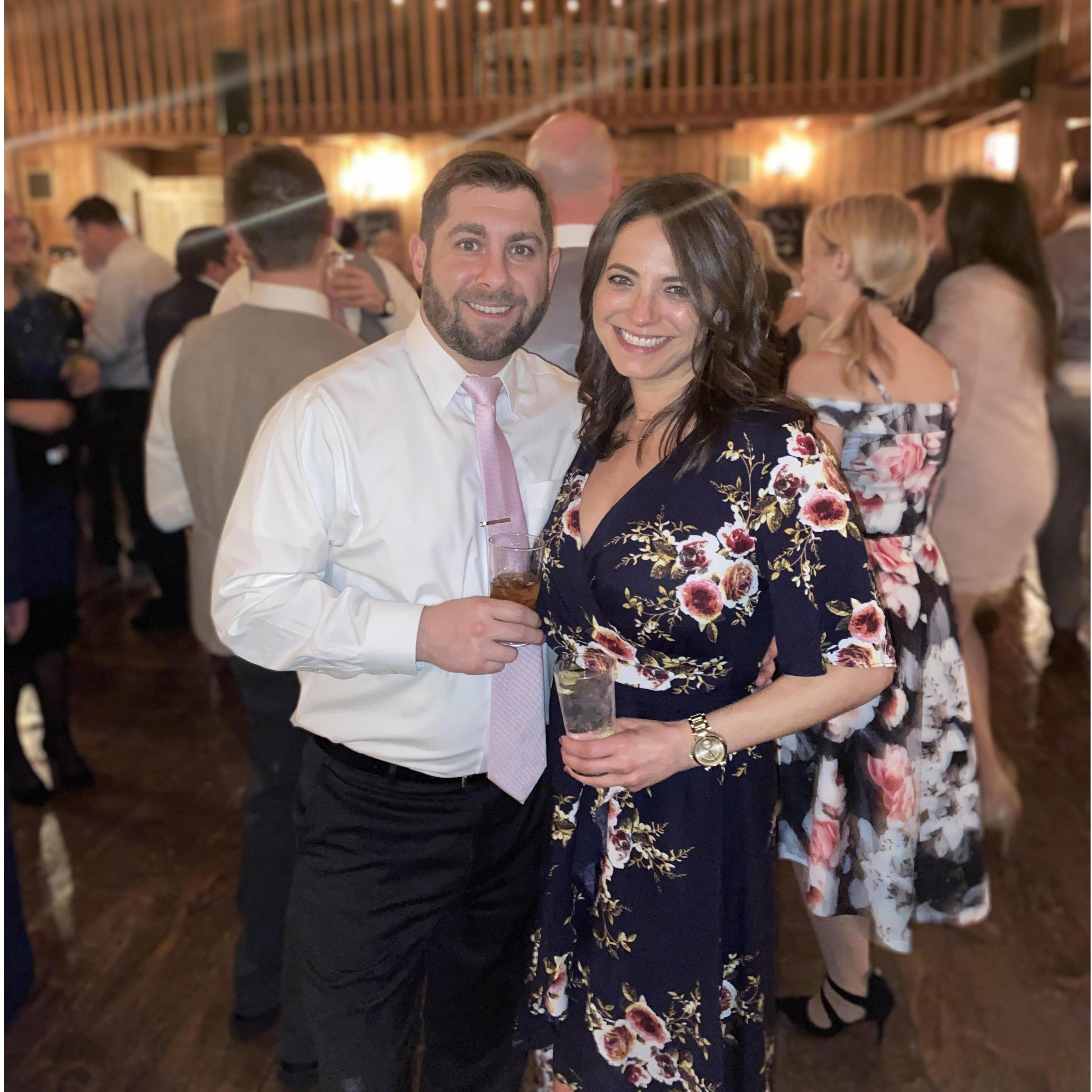 Stephanie & Emery's wedding (last event before Covid)