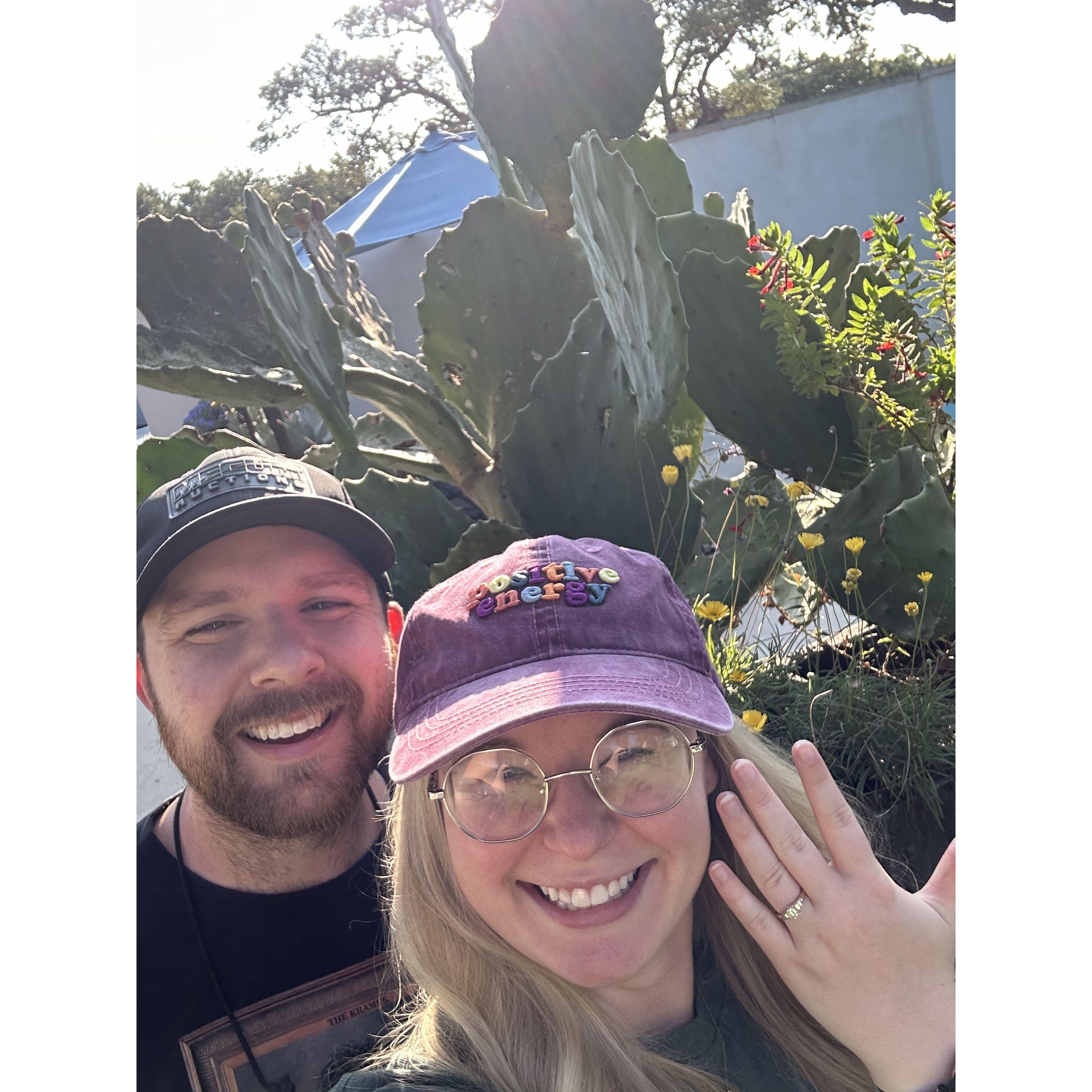 Newly engaged!
