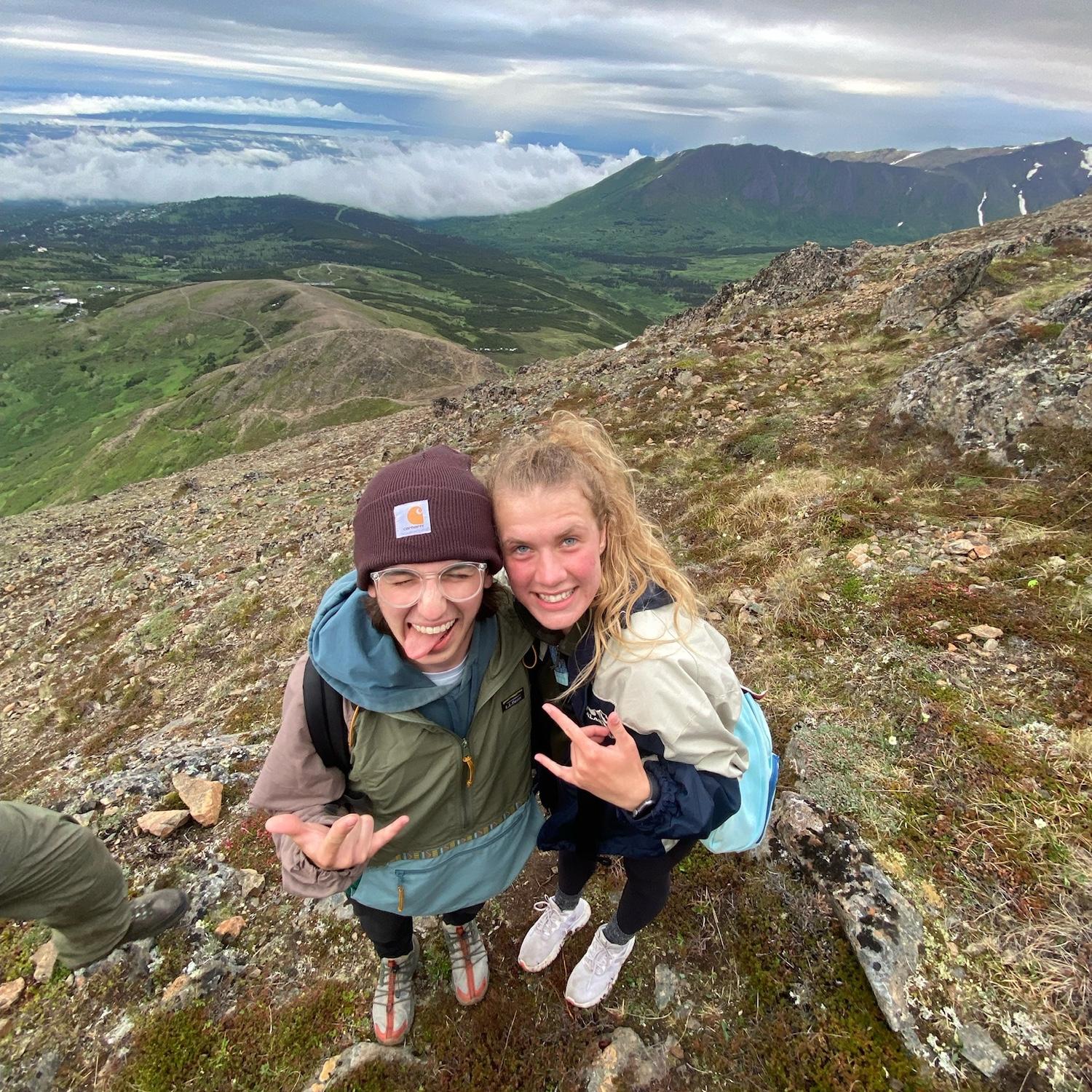 This was at the top of Flattop Mountain in AK!