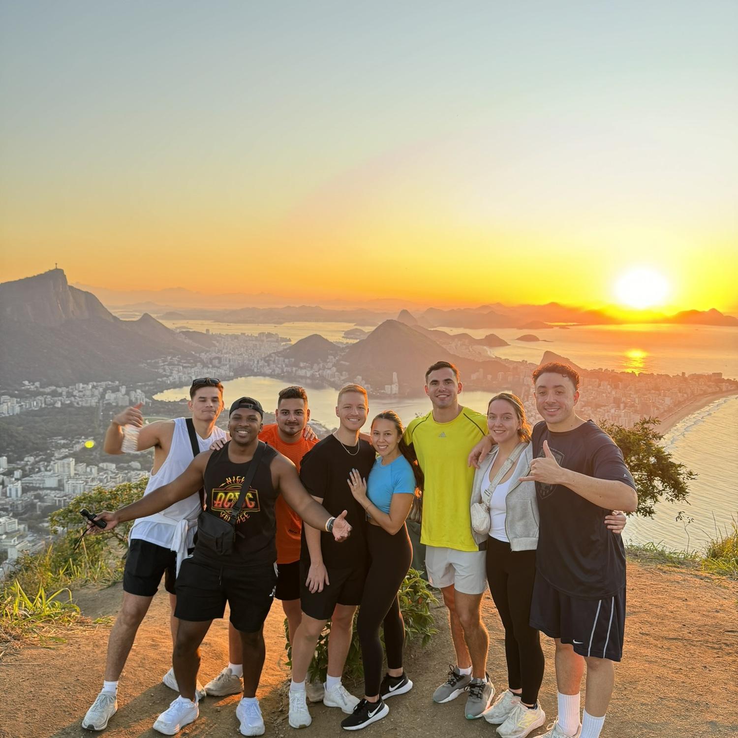 Our friends who were with us in Rio, Brazil when Kyle proposed!