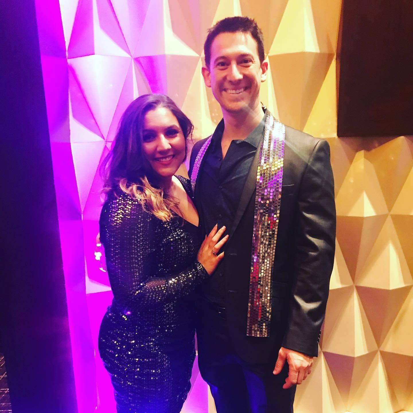 About to go dancing at Disco Night!