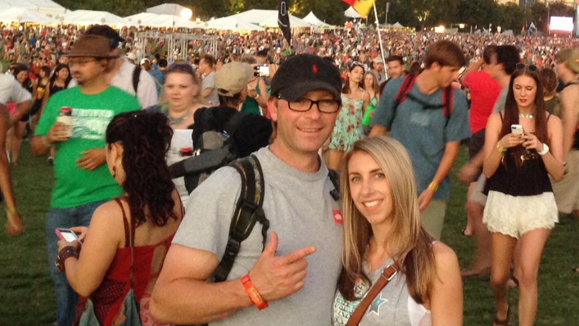 Our first Austin City Limits music festival.