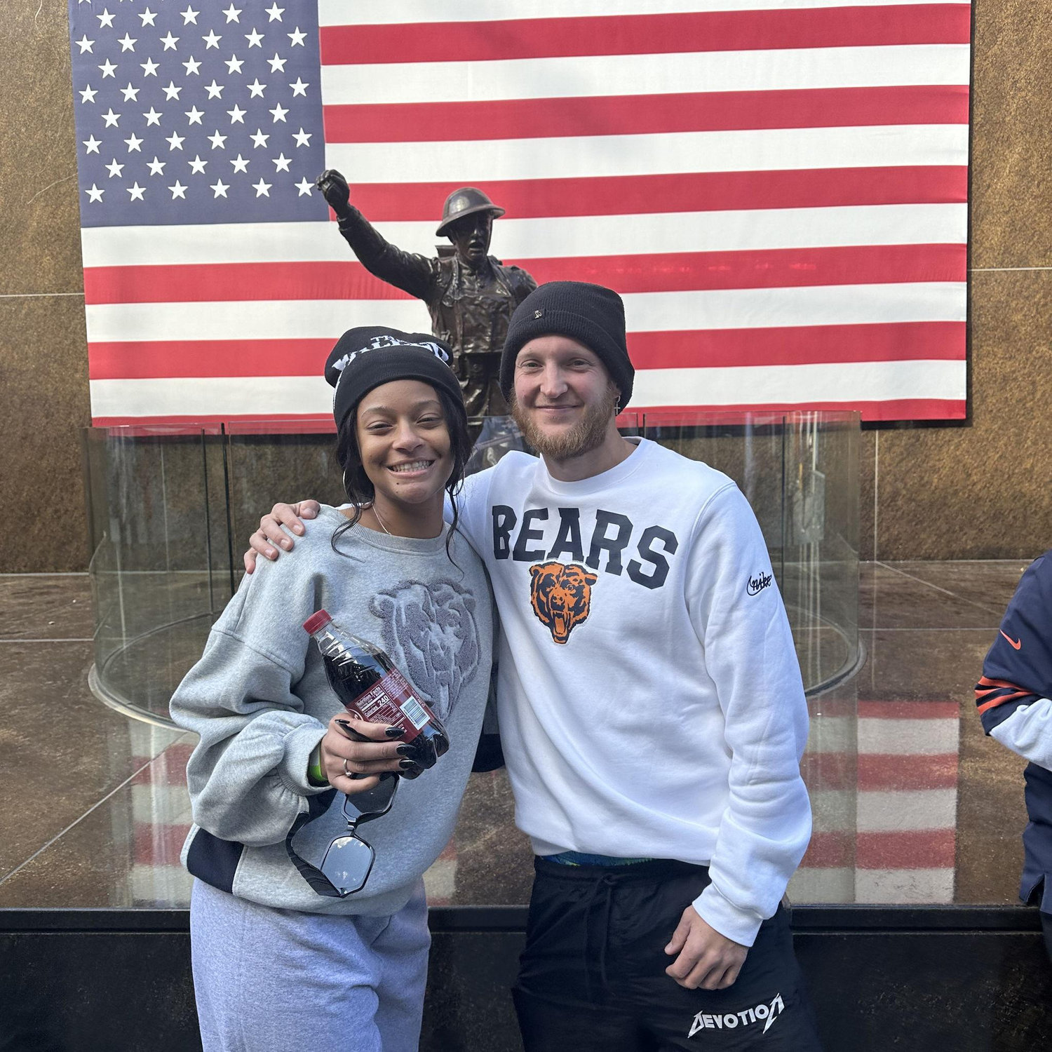 Another birthday memory! this time at a Bears game.