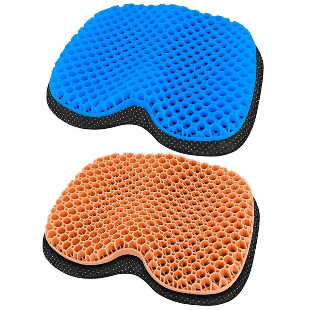 NEW-Vi Anti-Slip Kayak Seat Cushion - Waterproof Thicken Gel Boat Kayak Canoe Rowing Stadium Pad for Sit in Kayak Chair Kayak Accessories Equipment Gear for Fishing Kayak