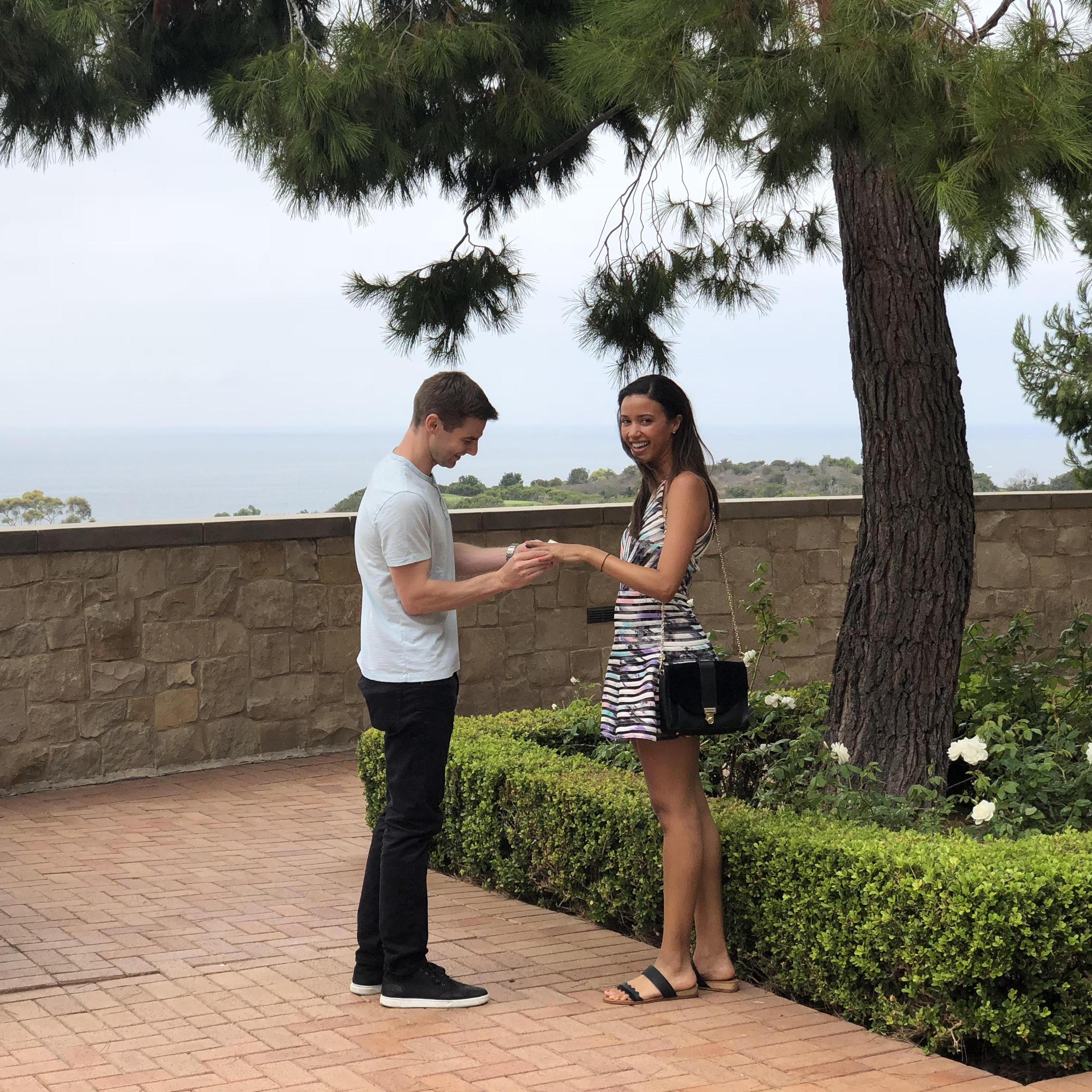 She said yes!