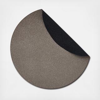 Caviar Round Reversible Placemat, Set of 4