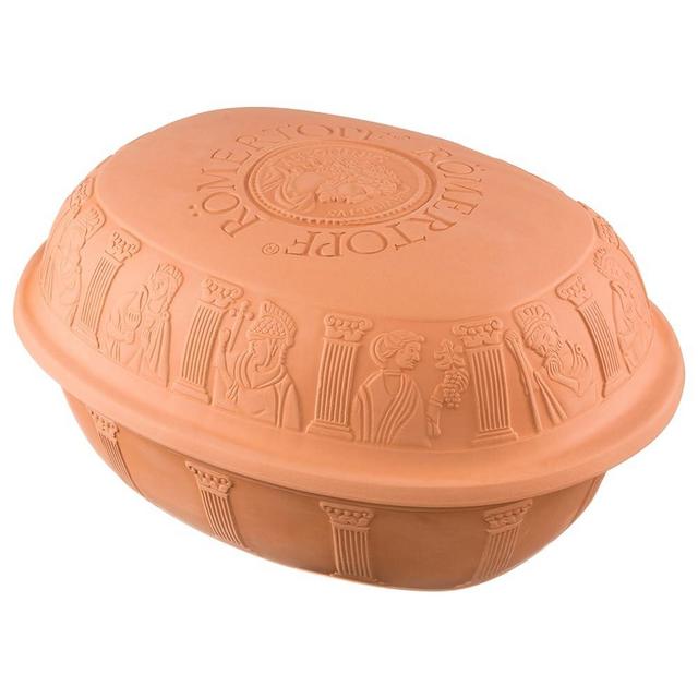 Römertopf Clay Roaster | Non-Stick Dutch Oven | Healthy Clay Pot Cooking | Clay Baker | Versatile Cooking Vessel - 7.3 Quarts (7 Liters) For Up To 8 People