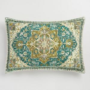 Oversized Cool Carpet Print Lumbar Pillow