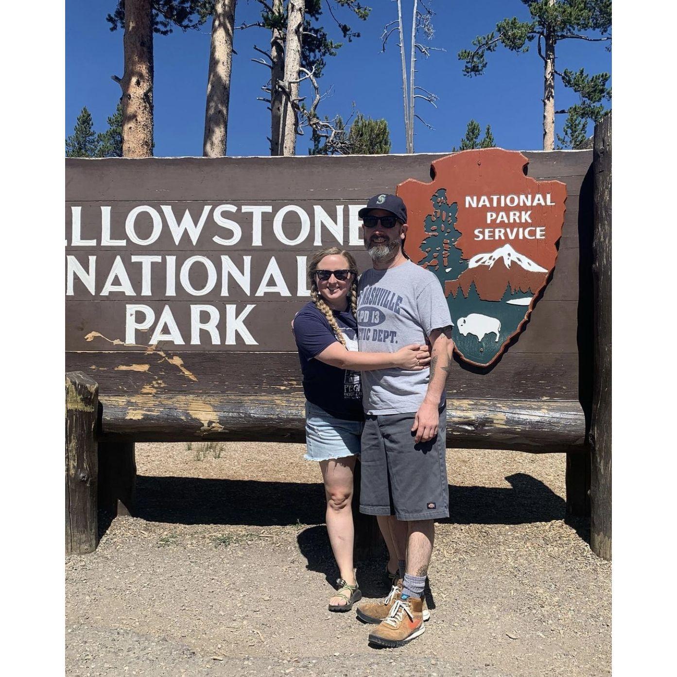 Went to Yellowstone on our 9-day road trip!