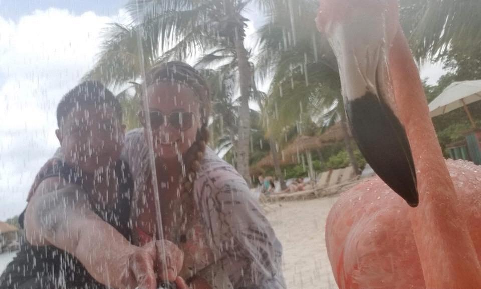 First far away trip together to Aruba