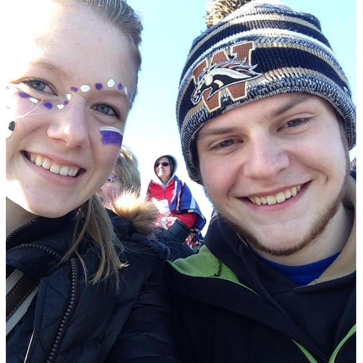 Our first soccer game we attended together!