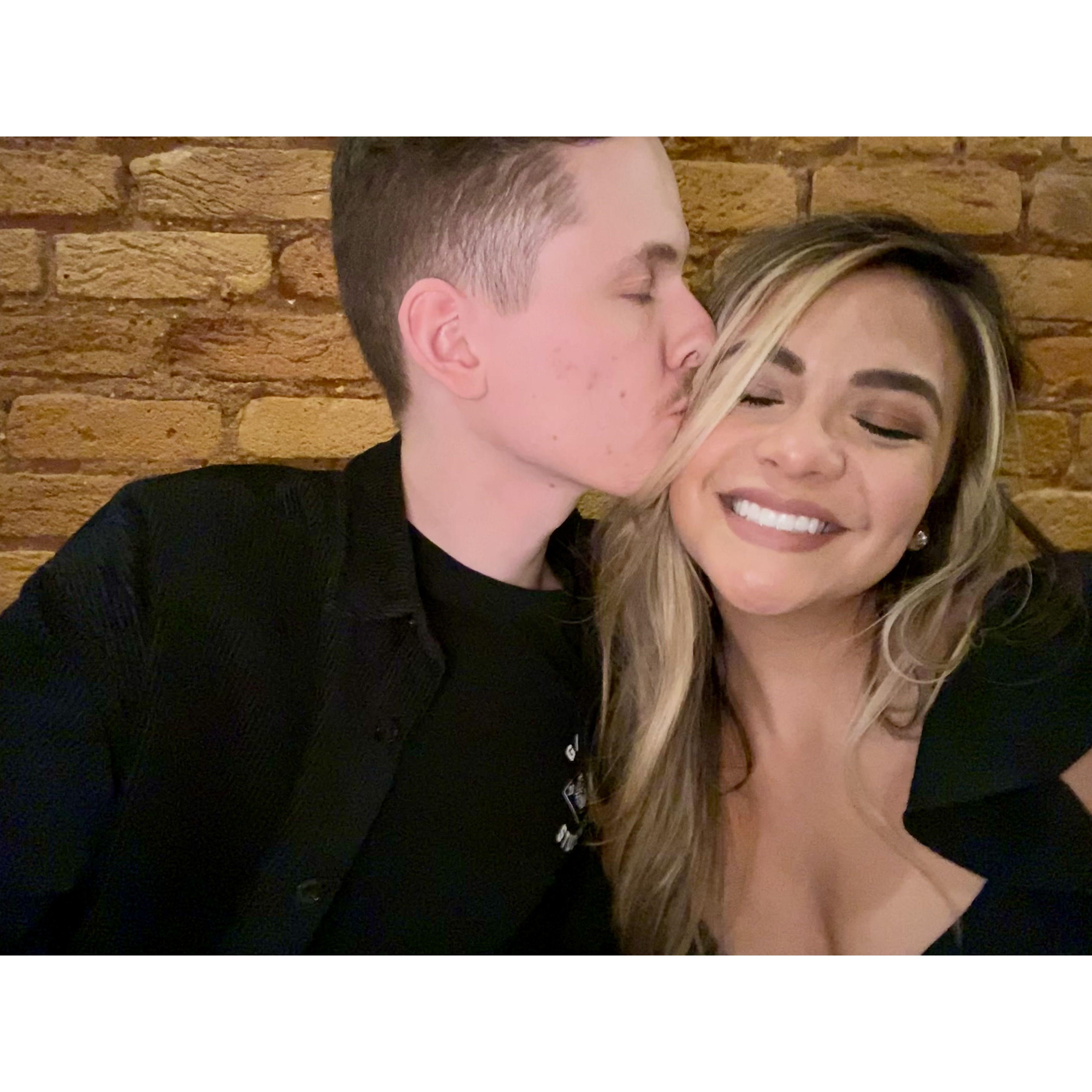 Our first valentines day together.