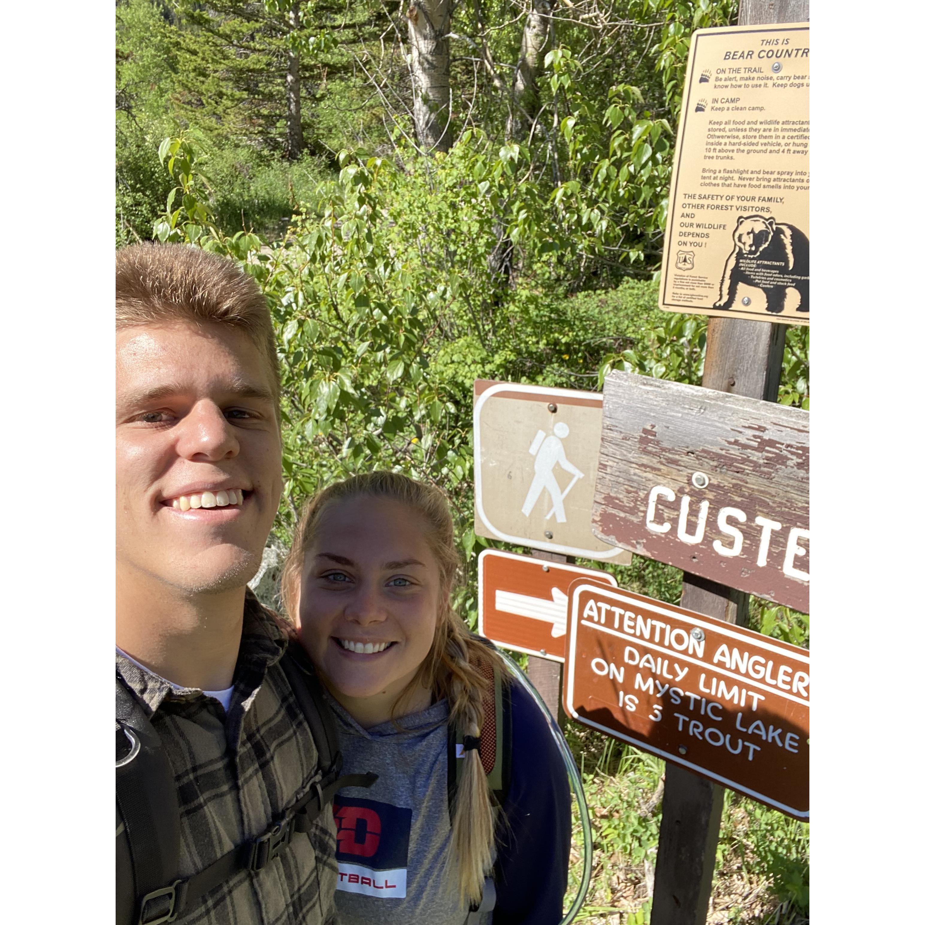 What we love doing most...hiking!