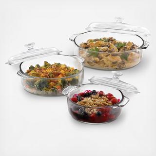 Baker's Basics 6-Piece Covered Bake Set