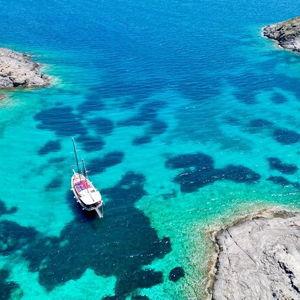 Boat Tour- Blue Lagoon - Paros, Greece