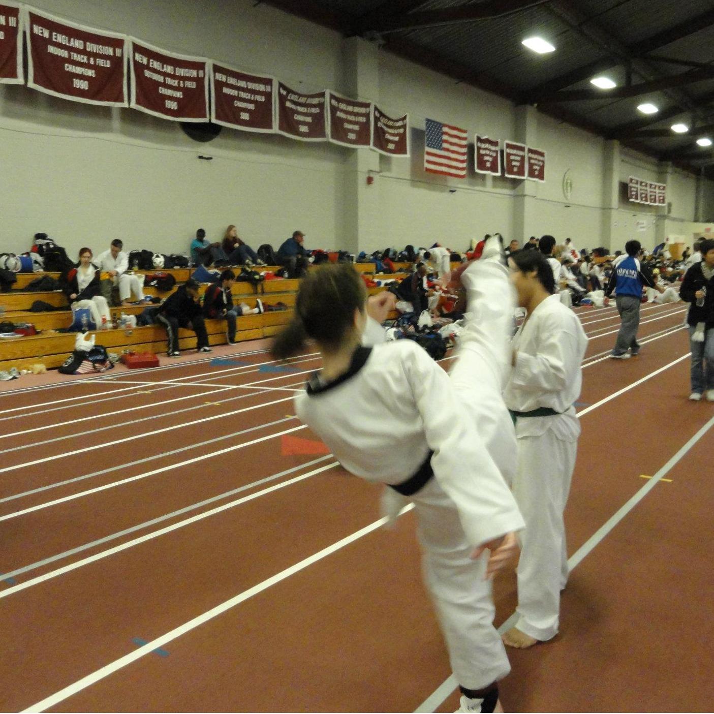 Shout out to the sport that introduced us, taekwondo!
