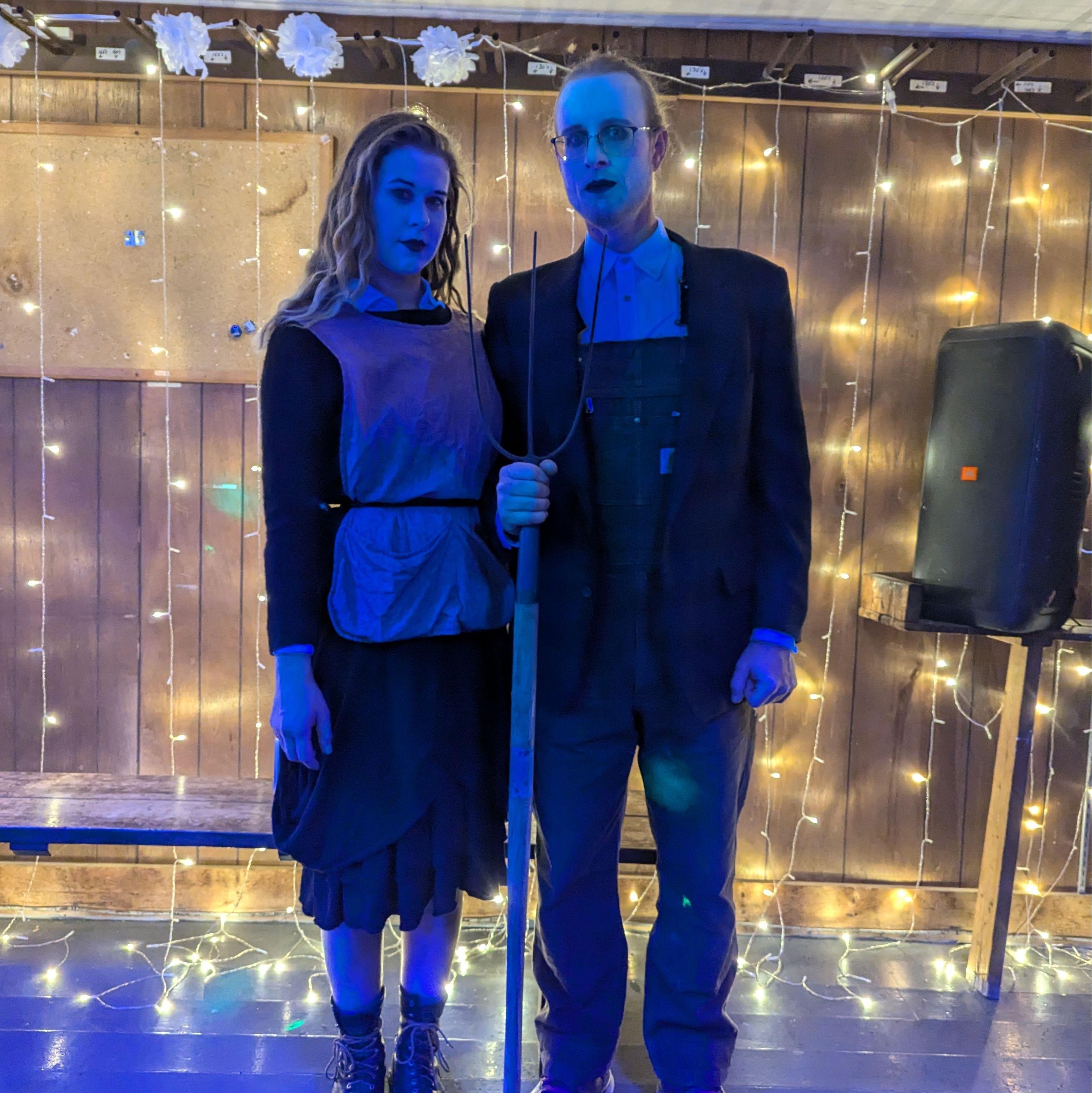 Pun-themed Halloween: "American Goth"