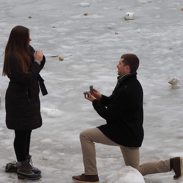 Our proposal in Garmisch, Germany on New Year's Day - 2018