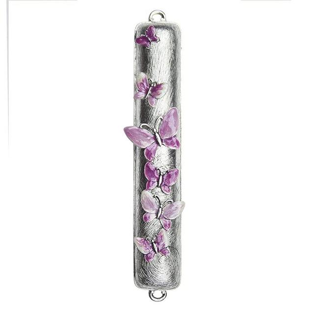 Quest Collection Butterfly Mezuzah - Lavender