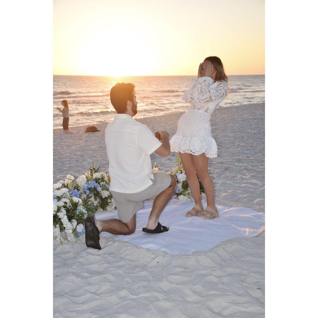The day we got engaged! March 19, 2025