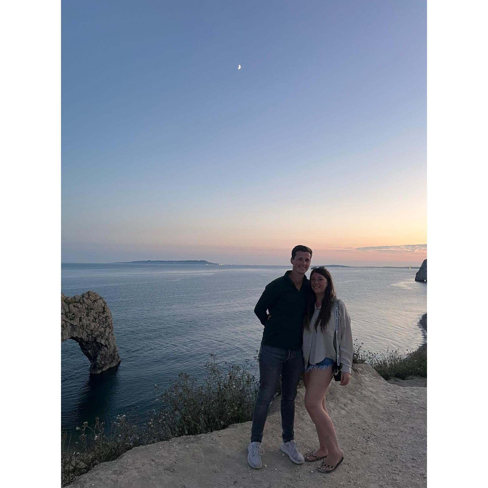 Our first staycation where we confessed our undying love for each other ;)