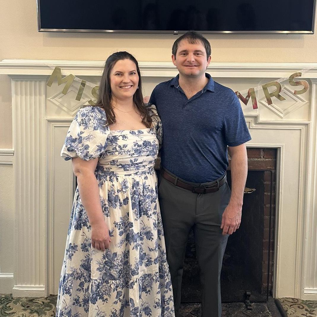 Having fun at our wedding shower in Birmingham, MI April 2024