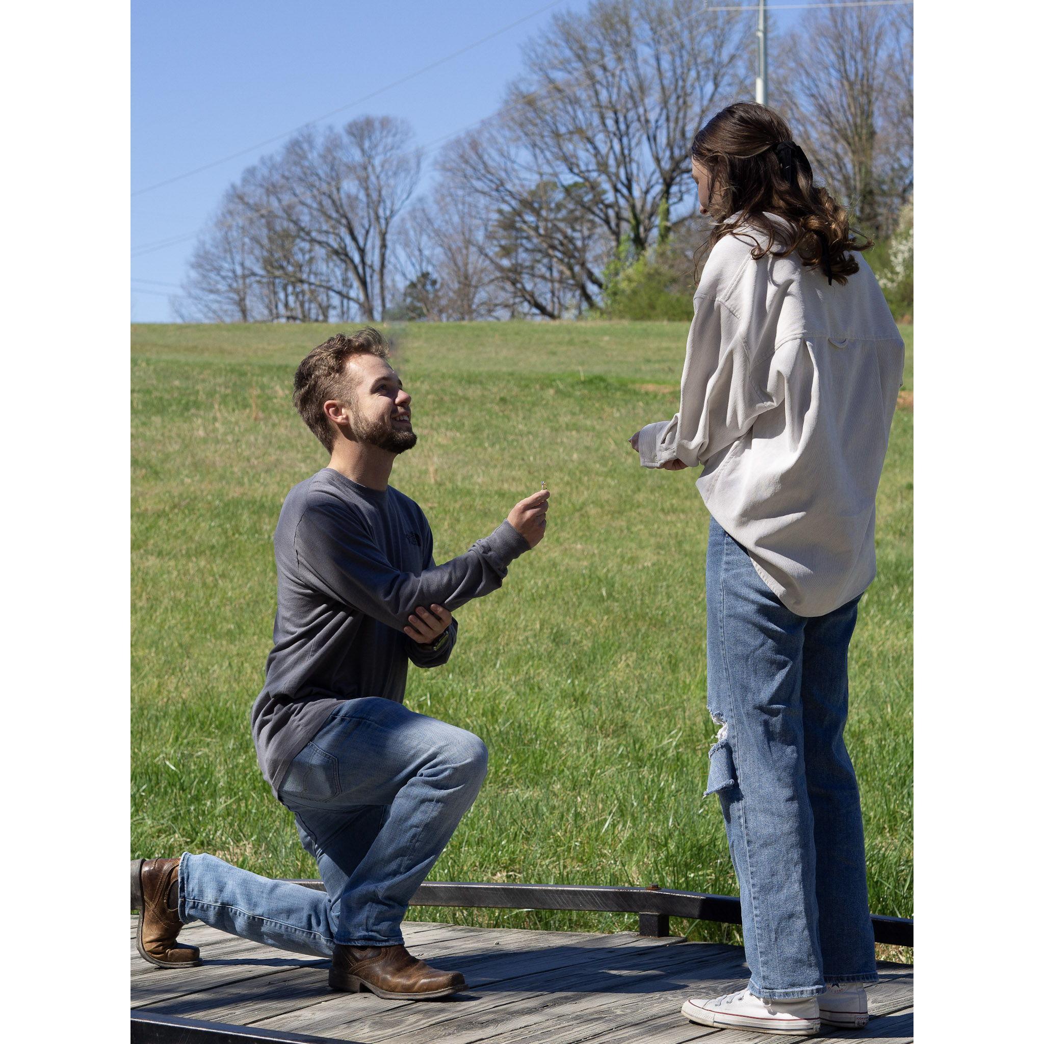 The day she said "yes"