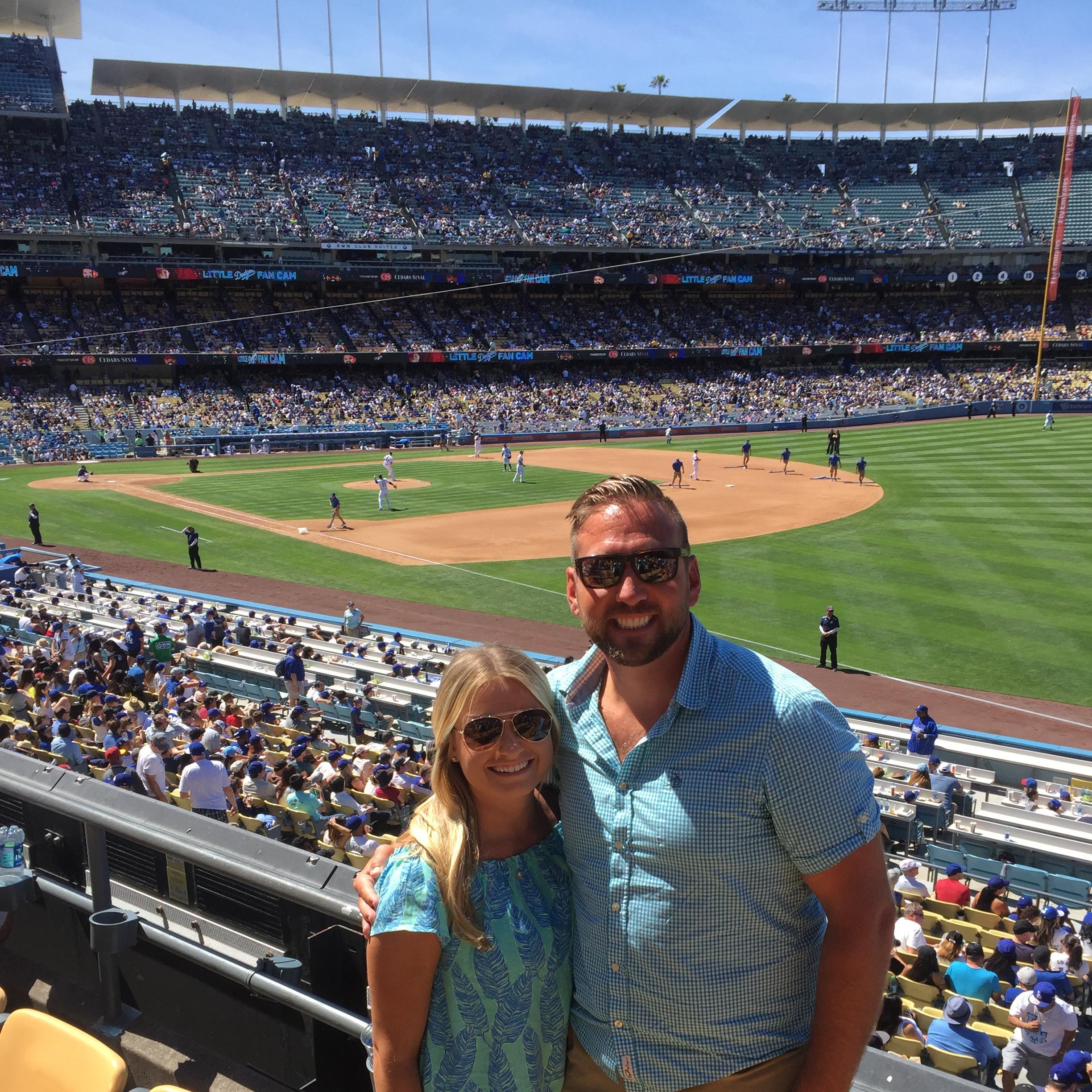 LA Dogers Game Los Angeles, CA Easter 2017
