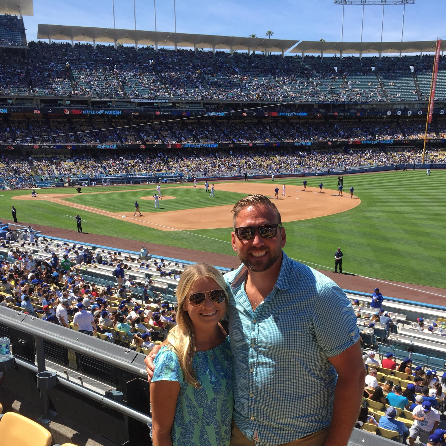 LA Dogers Game Los Angeles, CA Easter 2017