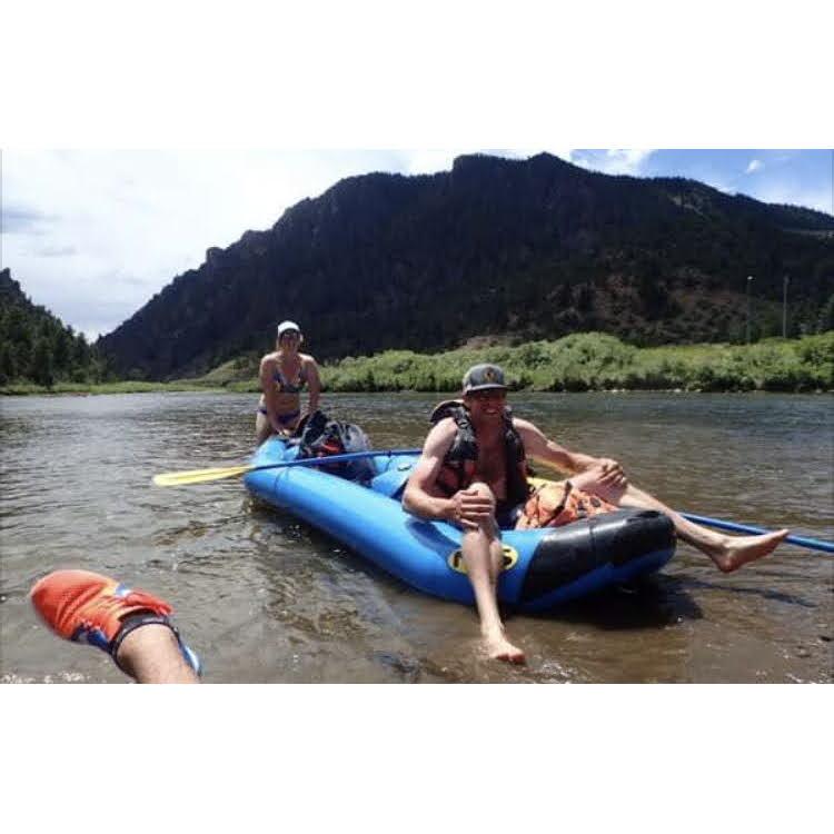 Rafting with friends on the Upper Colorado river.